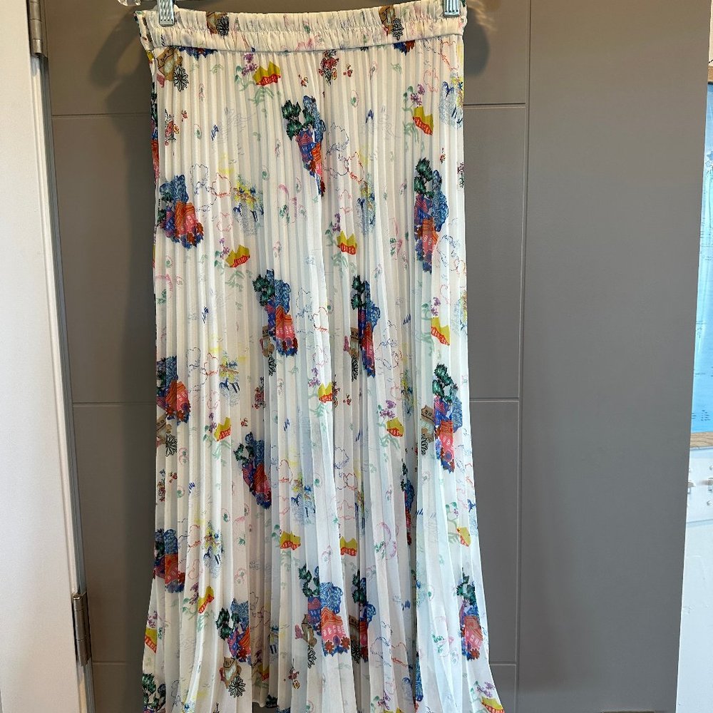 Like New: & Other Stories Pleated Chiffon Skirt